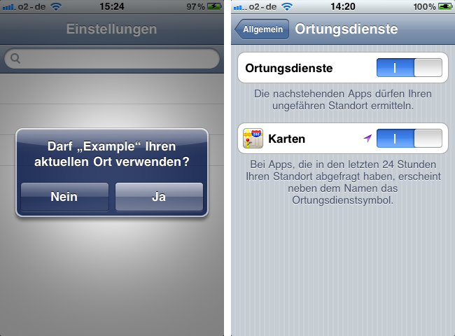 Ortungsdienste